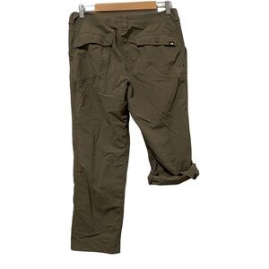 The North Face Horizon Tempest Convertible Roll up Pants Tan Brown Large 10